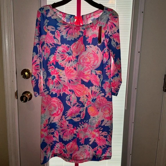 Lilly Pulitzer NWT Noelle Dress Navy Bayside Stripe Size S - Picture 14 of 16